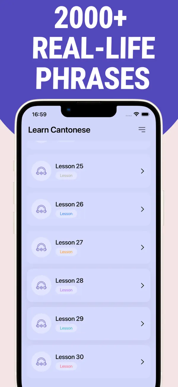 Screenshot #2 pour Learn Cantonese - Lentil