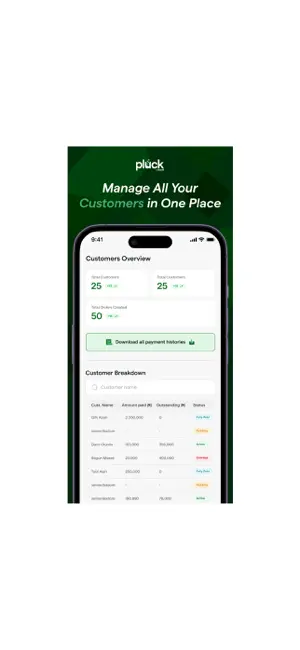 Pluck Sales Agent screenshot 1