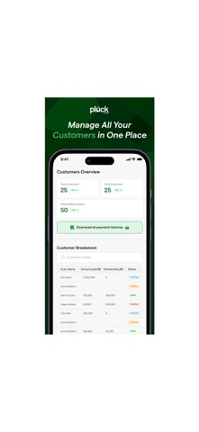 Pluck Sales Agent screenshot