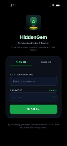HiddenGem Scholarships Screenshot 2 of 10