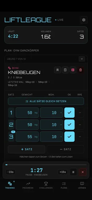 LiftLeague screenshot 4