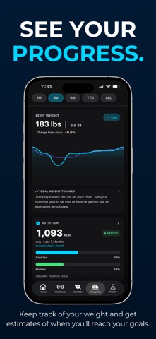Hammr Fitness: Gym & Nutrition iPhone screenshot