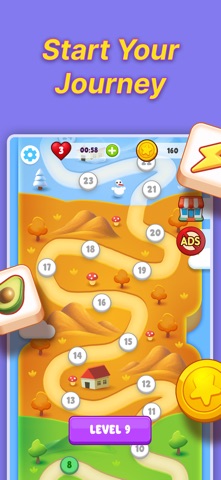 Tile Oasis - Triple Match iPhone screenshot