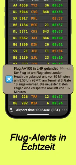 Screenshot von Flug Plan | Live Flughafen auf dem iPhone 4