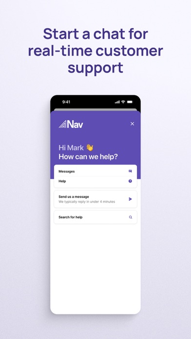 Nav Business Financial Health Screenshot