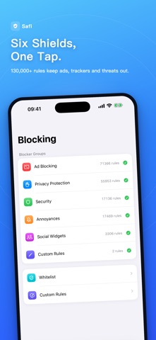 Safi: Ad Blocker for Safari Screenshot 2 of 3