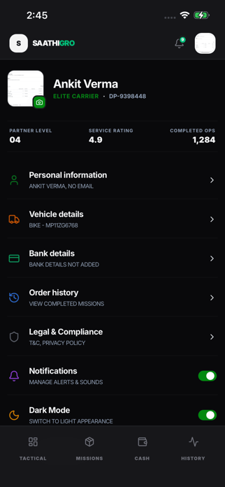 Saathigro Delivery Screenshot 5 of 5