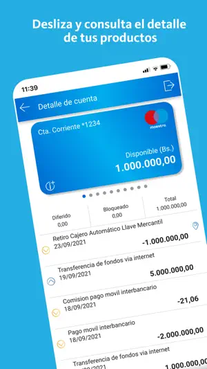 Mercantil Banco screenshot 3