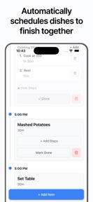 Cooking Time Planner screenshot