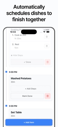 Cooking Time Planner screenshot 2