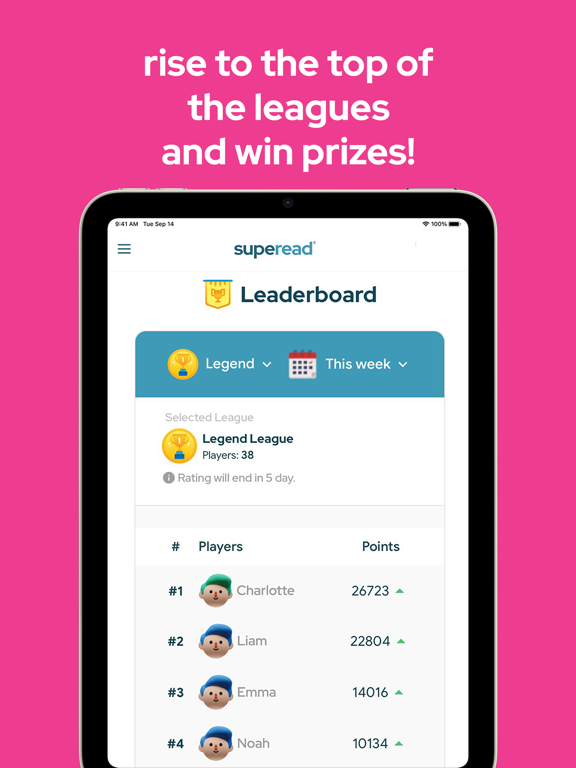 Superead : Super Speed Reading iPad screenshot 7 - Education app