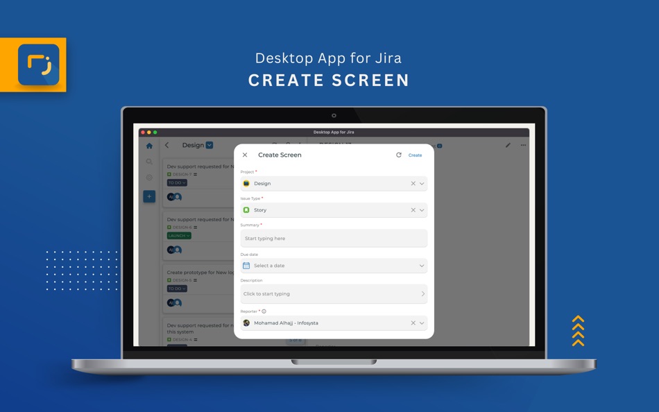 #4. Desktop App for Jira (macOS) Podle: Infosysta DWC LLC