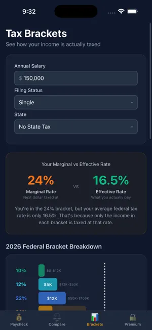 Paycheck & Tax Calculator screenshot 2