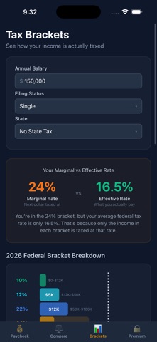 Paycheck & Tax Calculator Screenshot 2 of 7