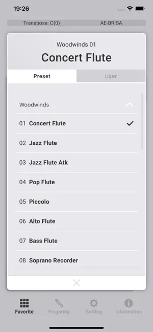 Aerophone Brisa Plus screenshot 2