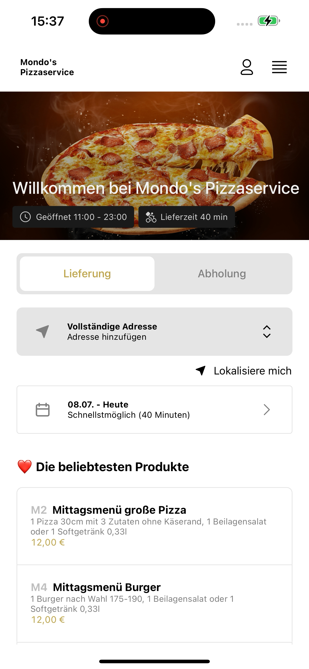 Mondo's Pizzaservice screenshot 5