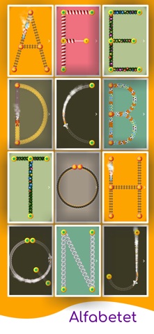 Danish Alphabet : ABC For Kids iPhone screenshot