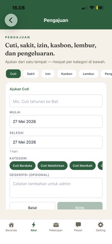 Akar Workspace screenshot
