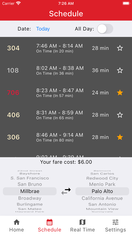 #3. Caltrain Commuter (iOS) 由: Noah Listgarten