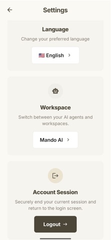 Mando AI screenshot