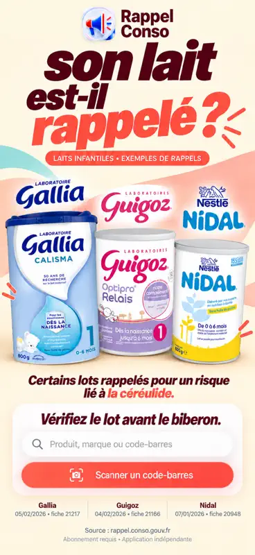 Rappel Conso : Scan Produit screenshot 1 of 5