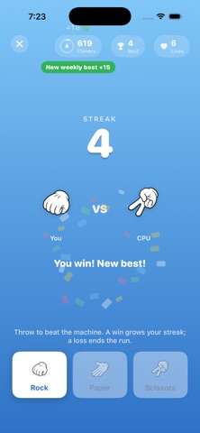 LuckRoll iPhone screenshot