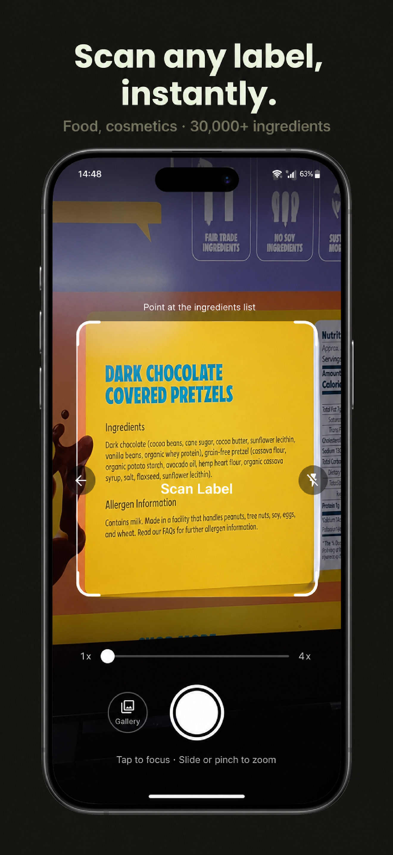 Peel - Ingredients scanner