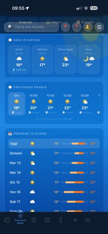 Meteo Cloud - Previsioni Meteo iPhone screenshot 2