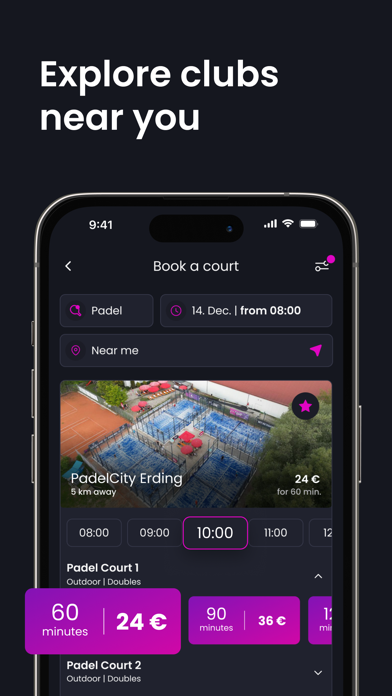PadelCity – Book Padel Now iPhone screenshot 2 - Sports app
