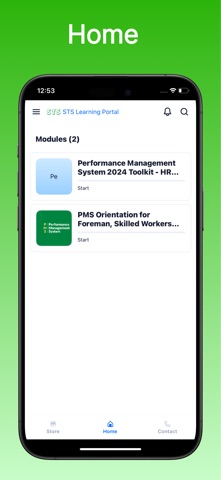 STS Learning Portal Screenshot 2 of 4