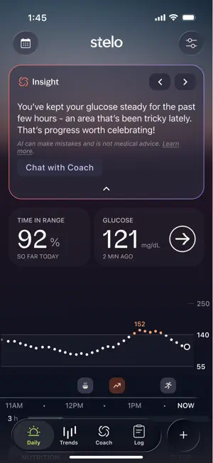 Stelo by Dexcom screenshot 2