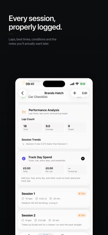 Pitlane: Track Day Logbook Screenshot 1 of 6