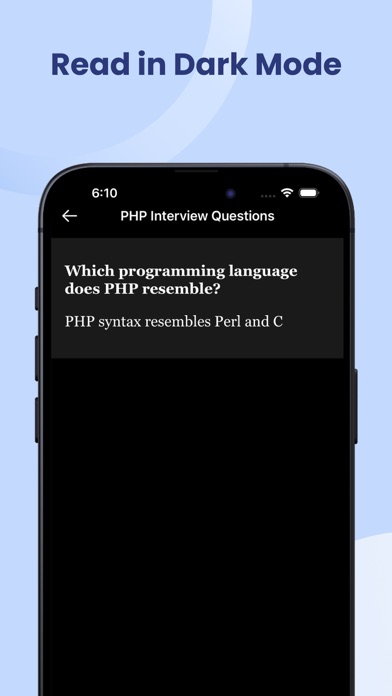 PHP Interview Q & A. Screenshot