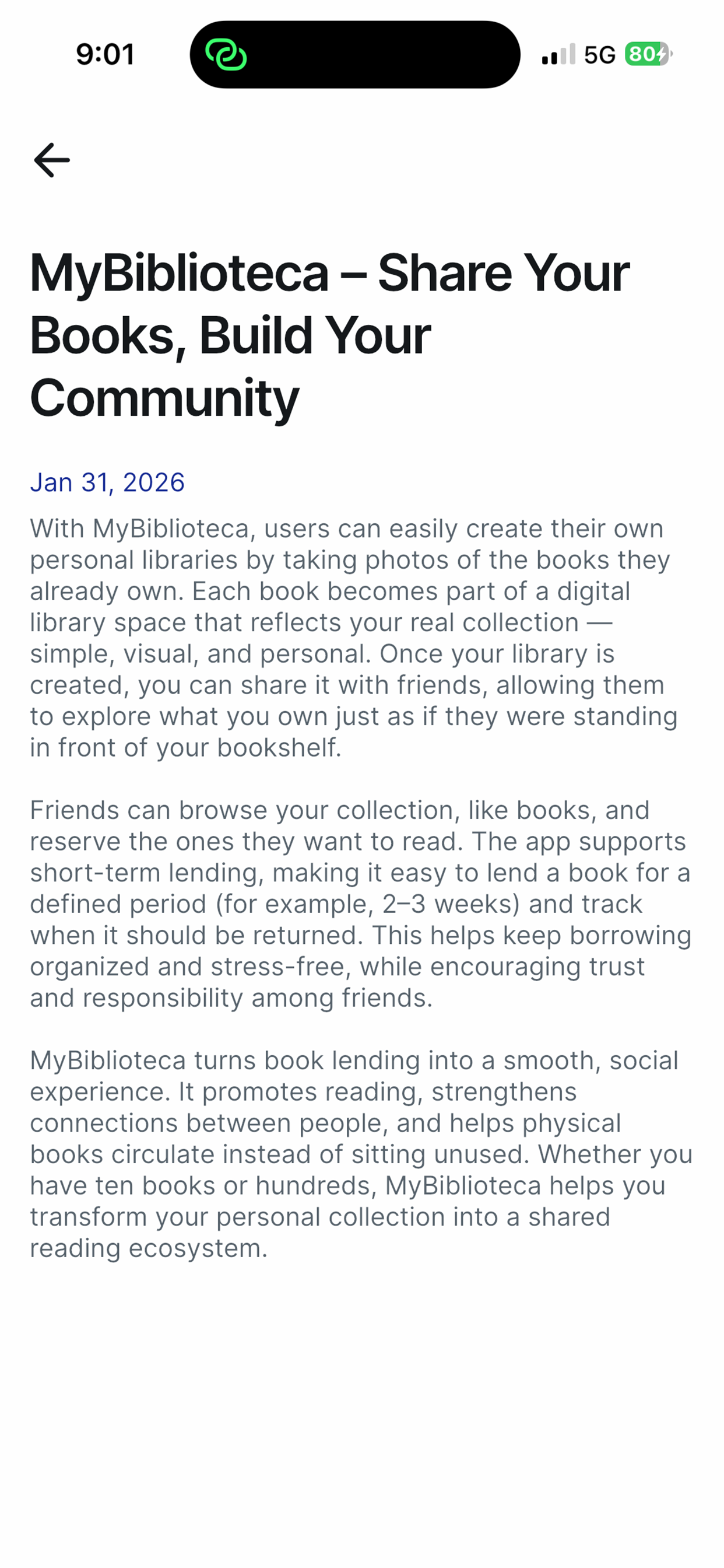 MyBiblioteca screenshot 7
