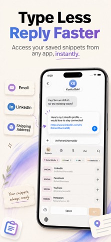 Reccall: Clipboard & Snippets Screenshot 1 of 5