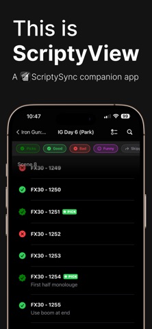 ScriptyView screenshot