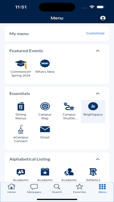 Rhody Connect Screenshot