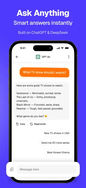 Overchat: Ask AI & Chat screenshot 2