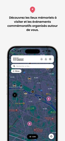 Le Passeport mémoriel iPhone screenshot