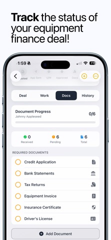 Commerce Loan CRM screenshot