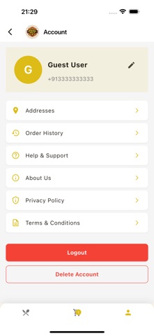 Pizza Wala iPhone screenshot