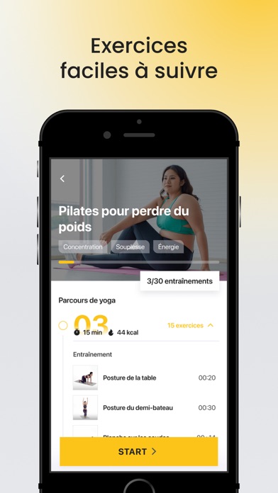 Screenshot #3 pour Yoga-Go Pilates, Yoga, Tai Chi