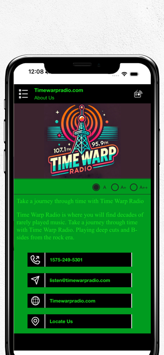 Timewarpradio.com Screenshot 5 of 5