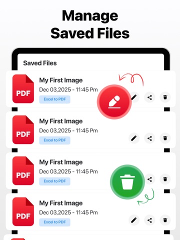 Word to PDF Converter , DOCX iPad screenshot