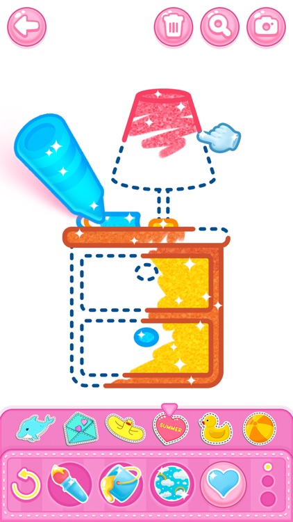 Bedroom Coloring game