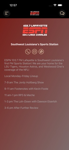 ESPN 103.7 Lafayette Screenshot 6 of 10