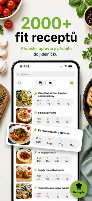 NaGram - výživová aplikace screenshot 2