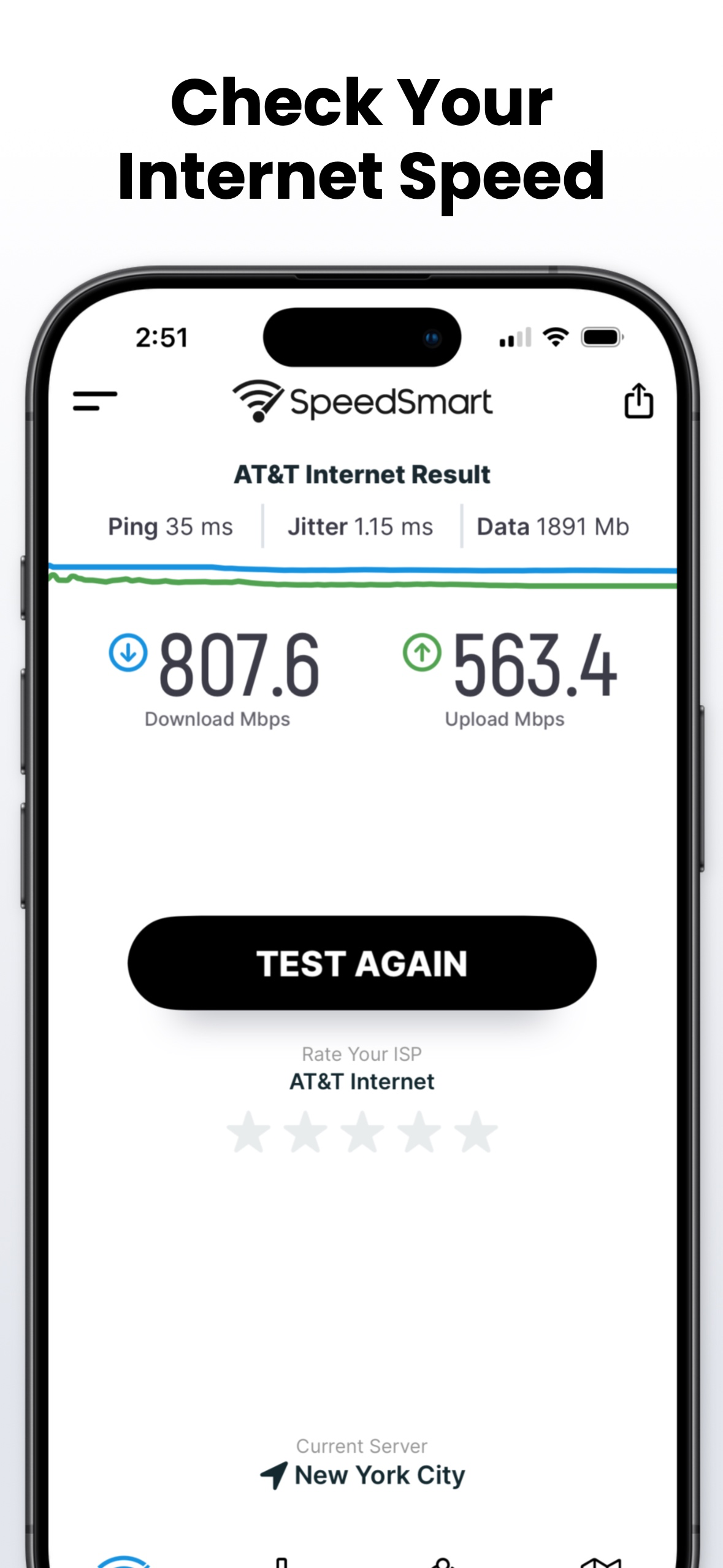 Speed Test SpeedSmart Internet