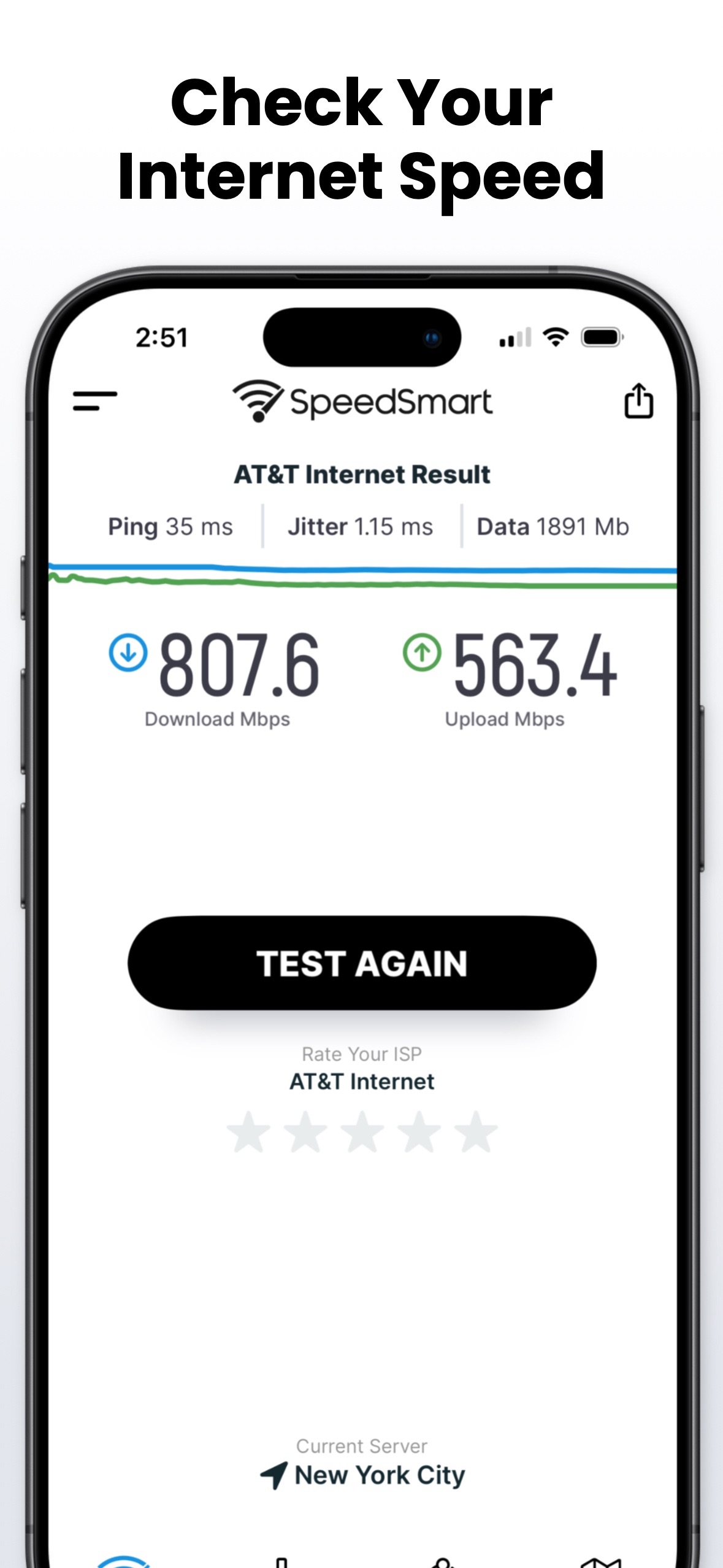 Speed Test SpeedSmart Internet screenshot 1
