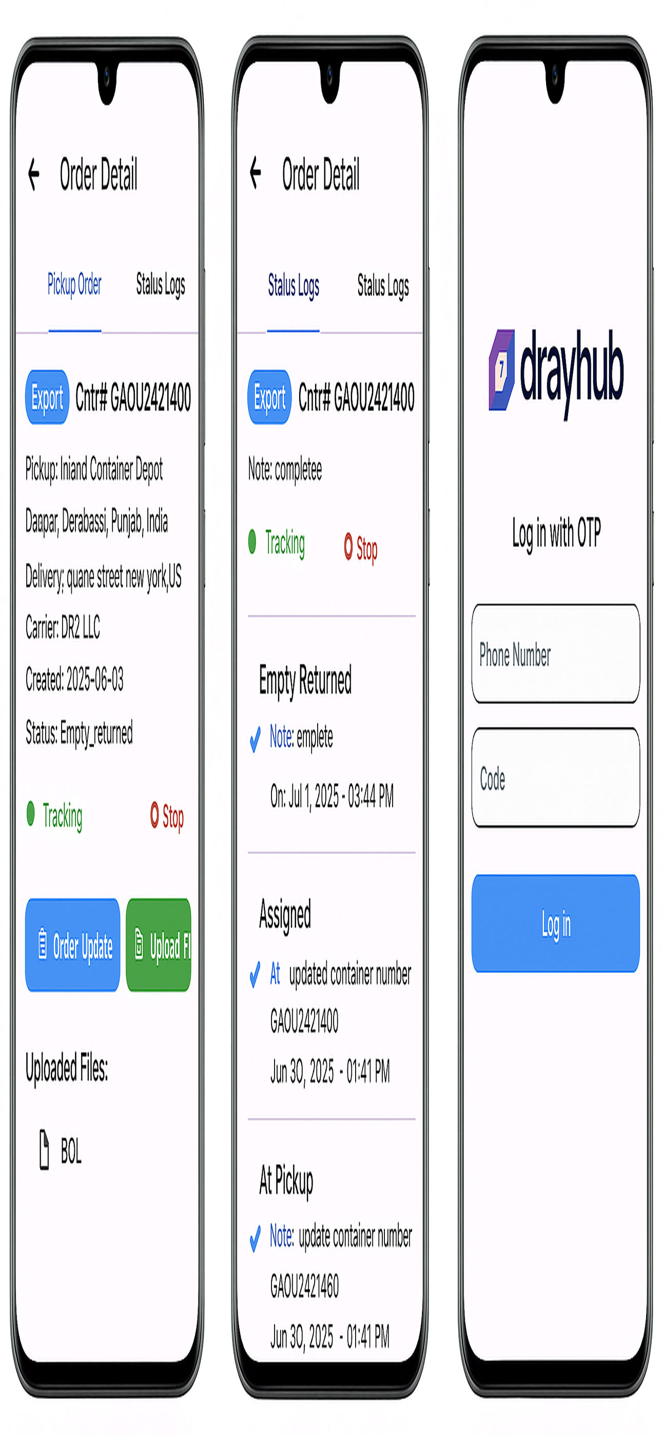 Drayhub Driver screenshot 3